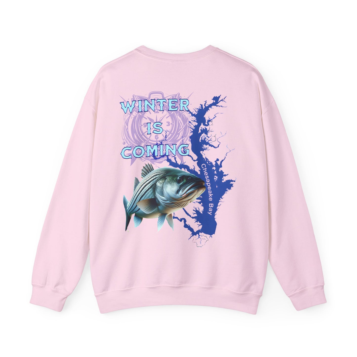 Chesapeake Bay Fishing Crewneck Sweatshirt