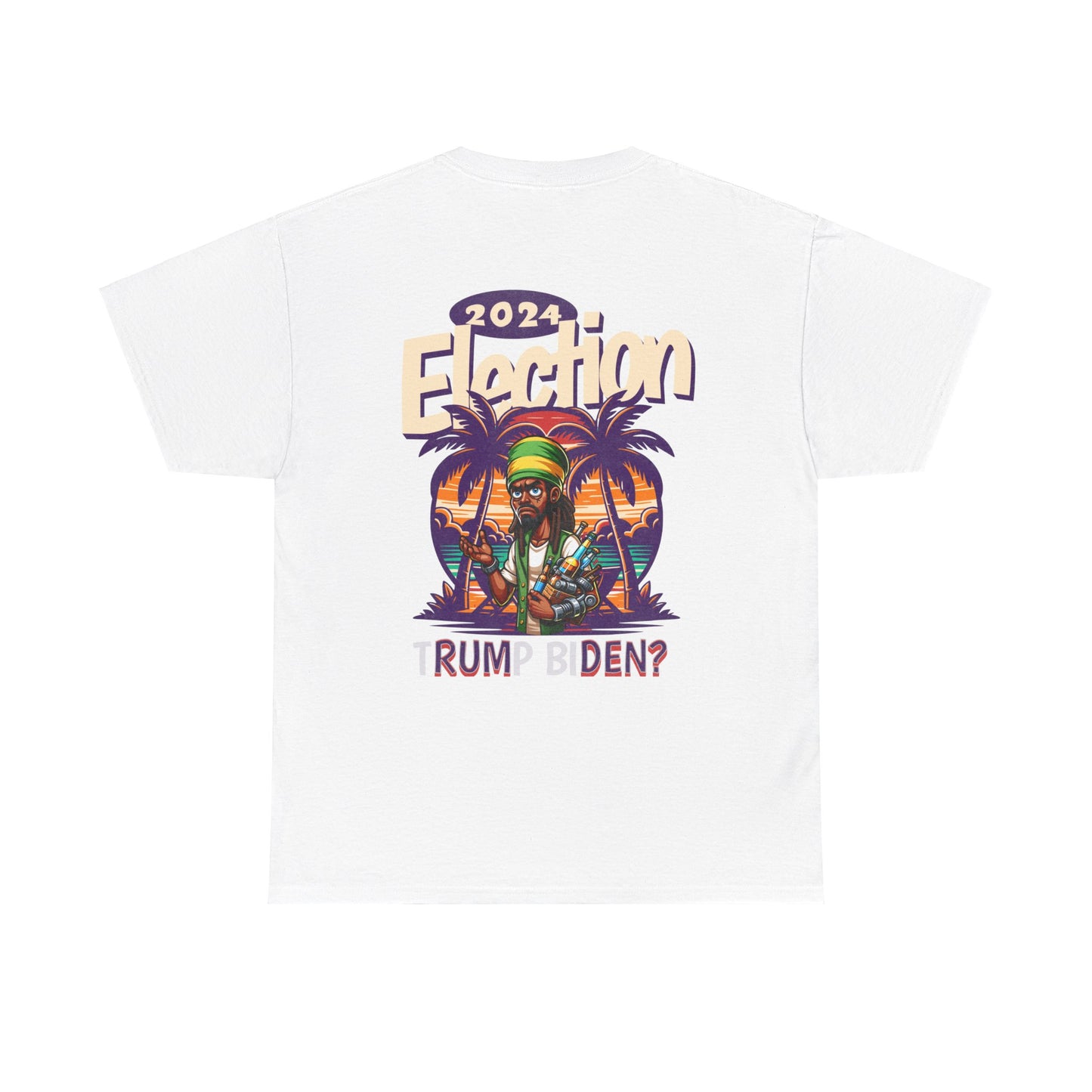 Rum Den? Funny 2024 Election Unisex Cotton Tee