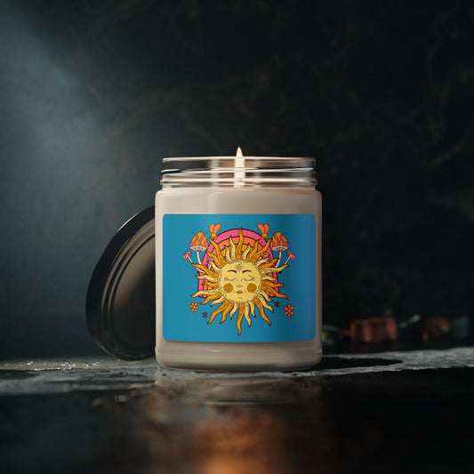 Scented Candle, Sun Meditation Mushroom Candle, Aromatherapy  Candle, Gift