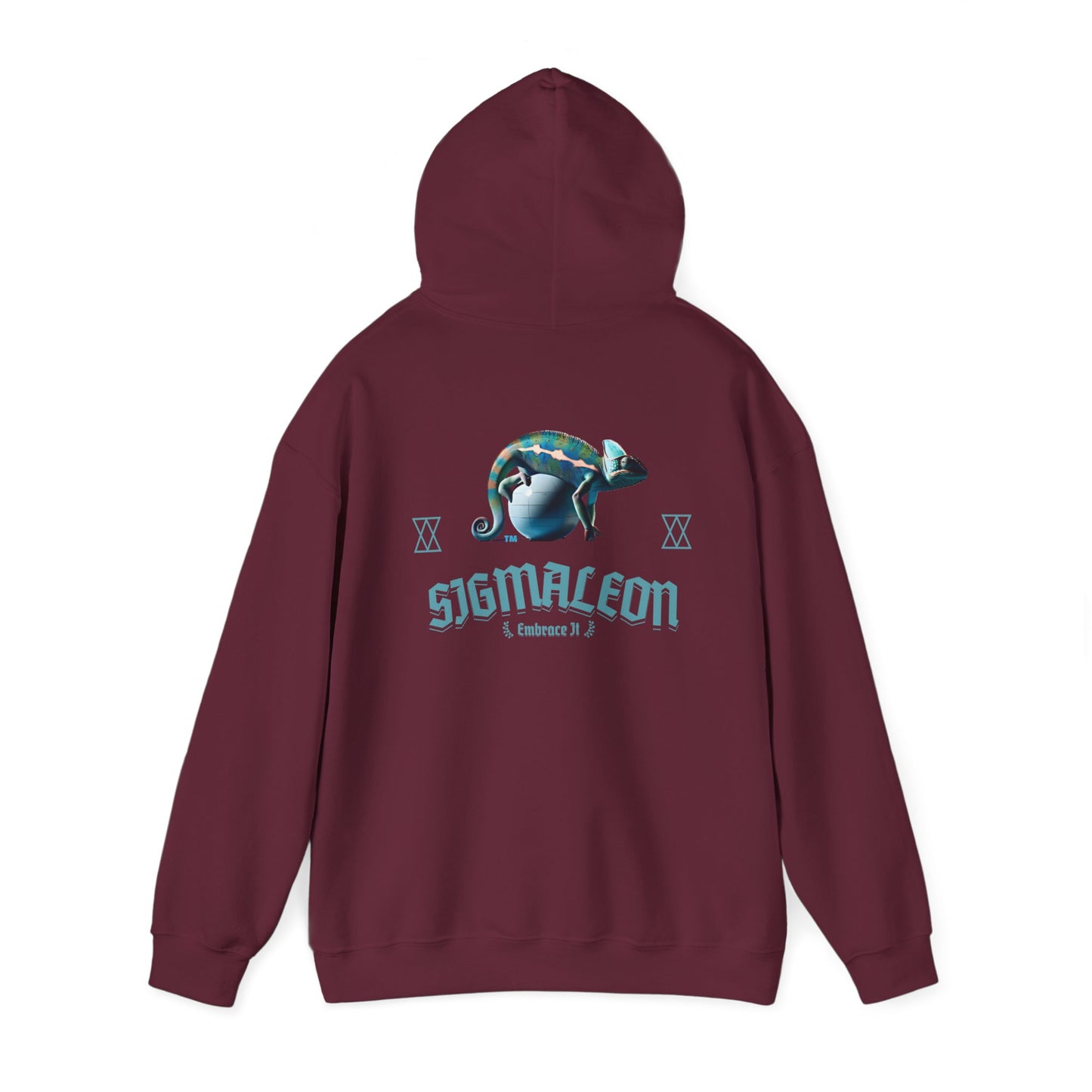 Sigmaleon Embrace the Sigma Men's Heavy Blend™ Hooded Sweatshirt