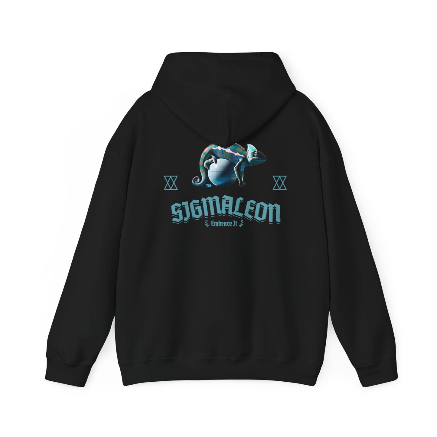 Sigmaleon Embrace the Sigma Men's Heavy Blend™ Hooded Sweatshirt