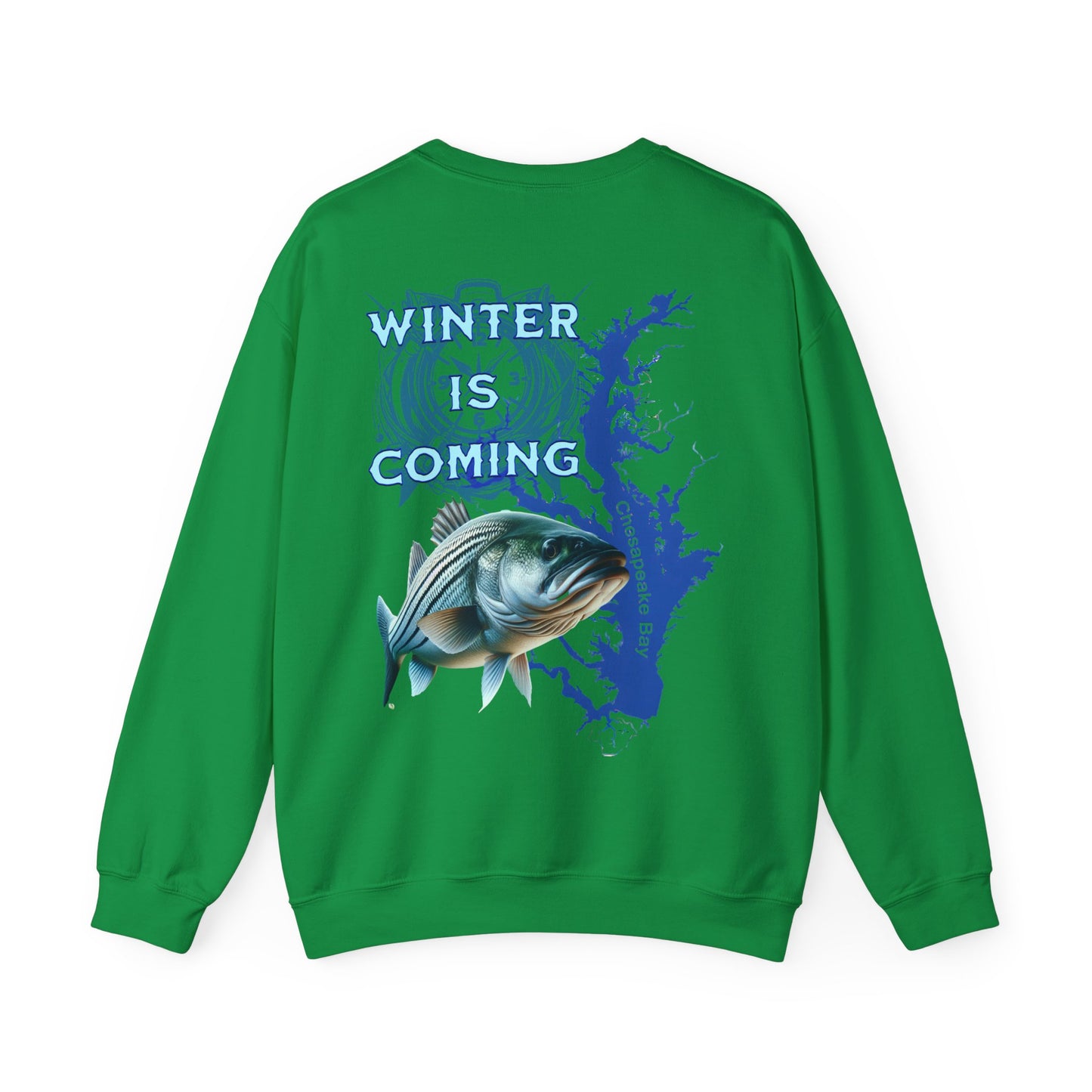 Chesapeake Bay Fishing Crewneck Sweatshirt