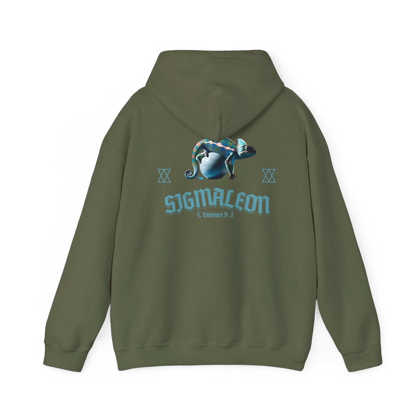 Sigmaleon Embrace the Sigma Men's Heavy Blend™ Hooded Sweatshirt