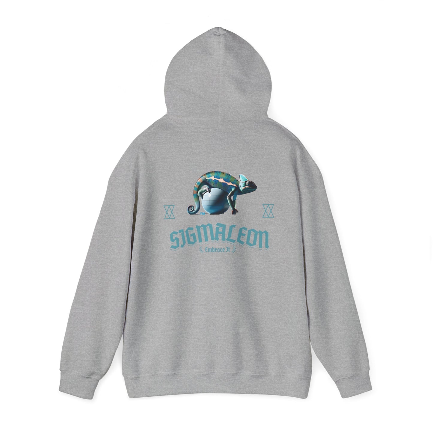 Sigmaleon Embrace the Sigma Men's Heavy Blend™ Hooded Sweatshirt